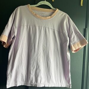 Women’s Y2K Style Colorblock Oversized Short Sleeve Tee size Small